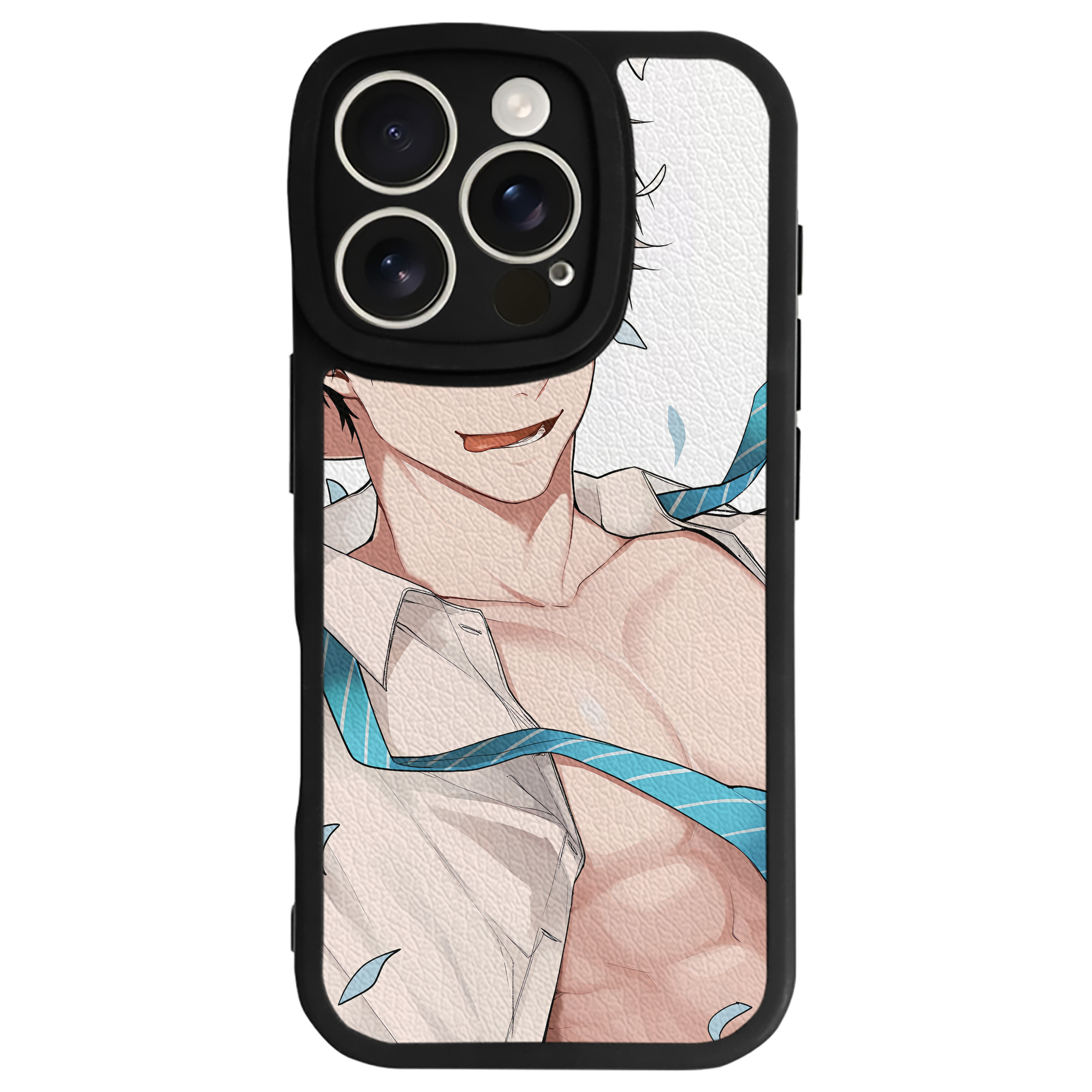 （画像用） ハイキュー!! Haikyu!! 【iPhone 16シリーズ対応】シリコンスマホケース（レザー調） 材質：シリコン